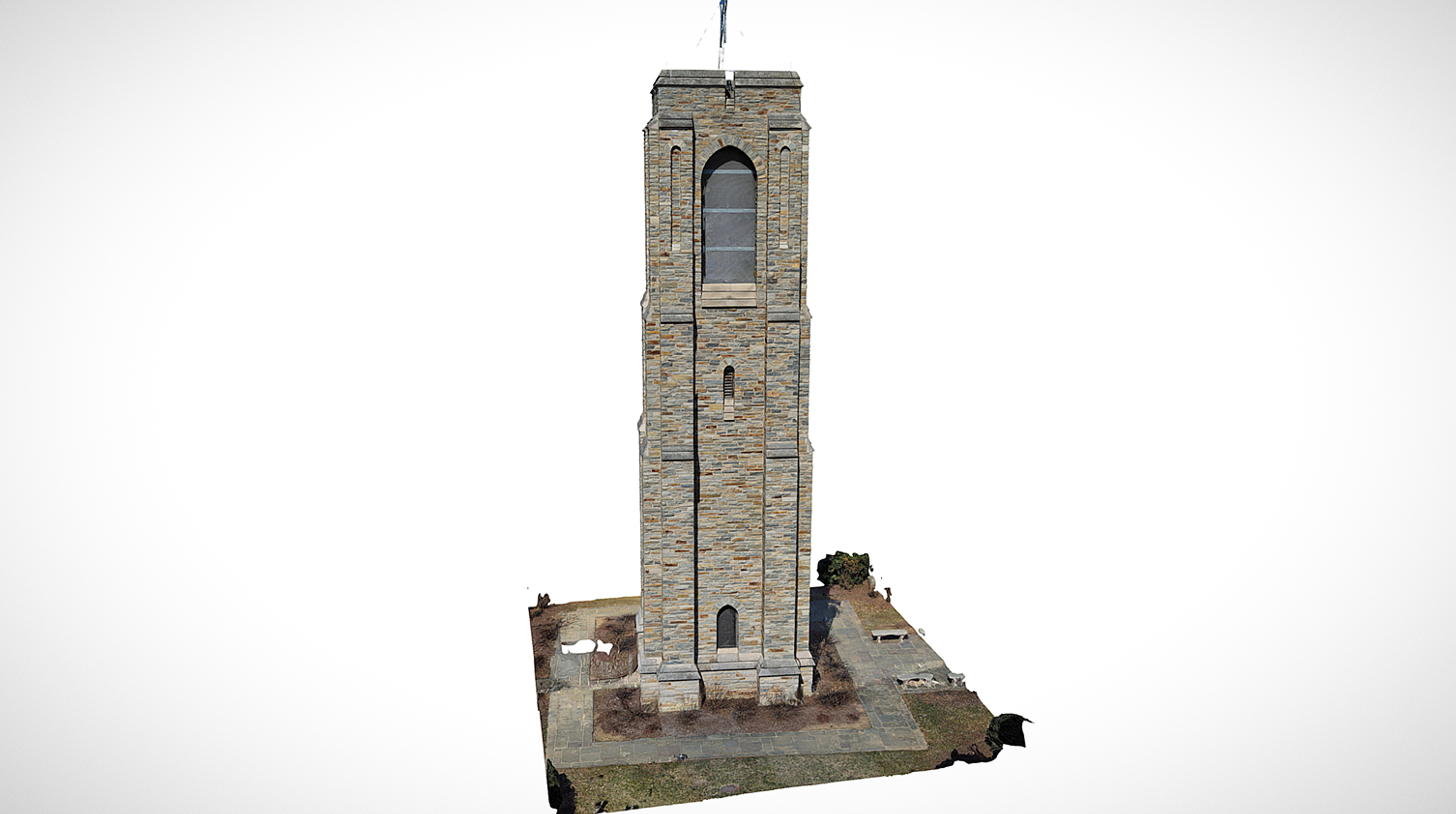 Document Campus architecture with Skydio X10 and 3D scan