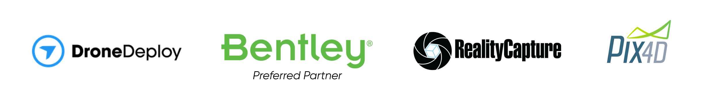 dronedeploy bentley reality capture pix4d logos
