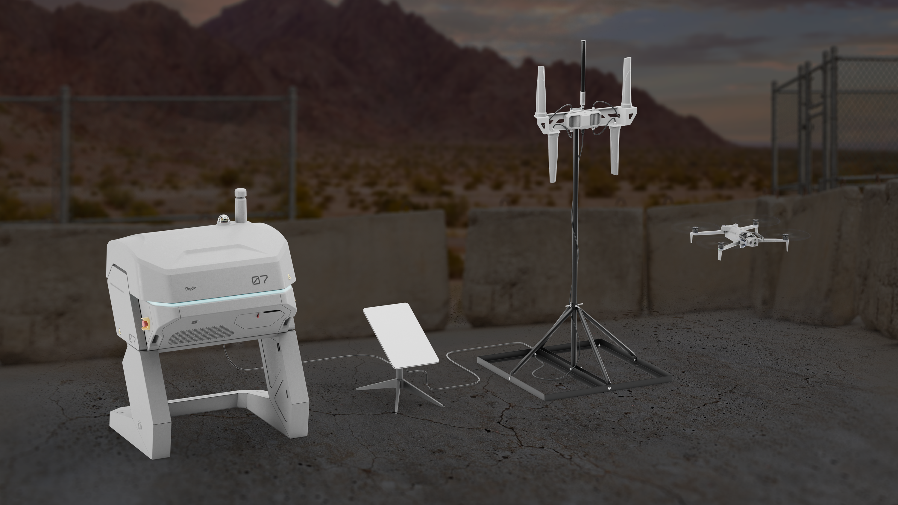 Conduct missions in the most remote locations when paired with Starlink internet connectivity.