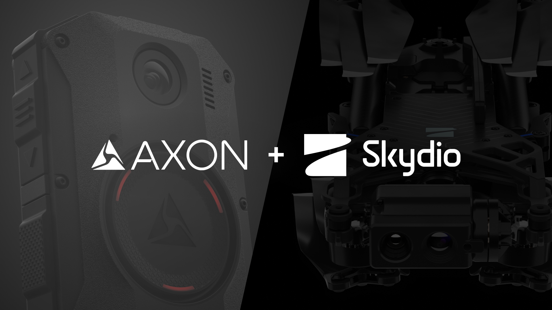 Axon and Skydio logos