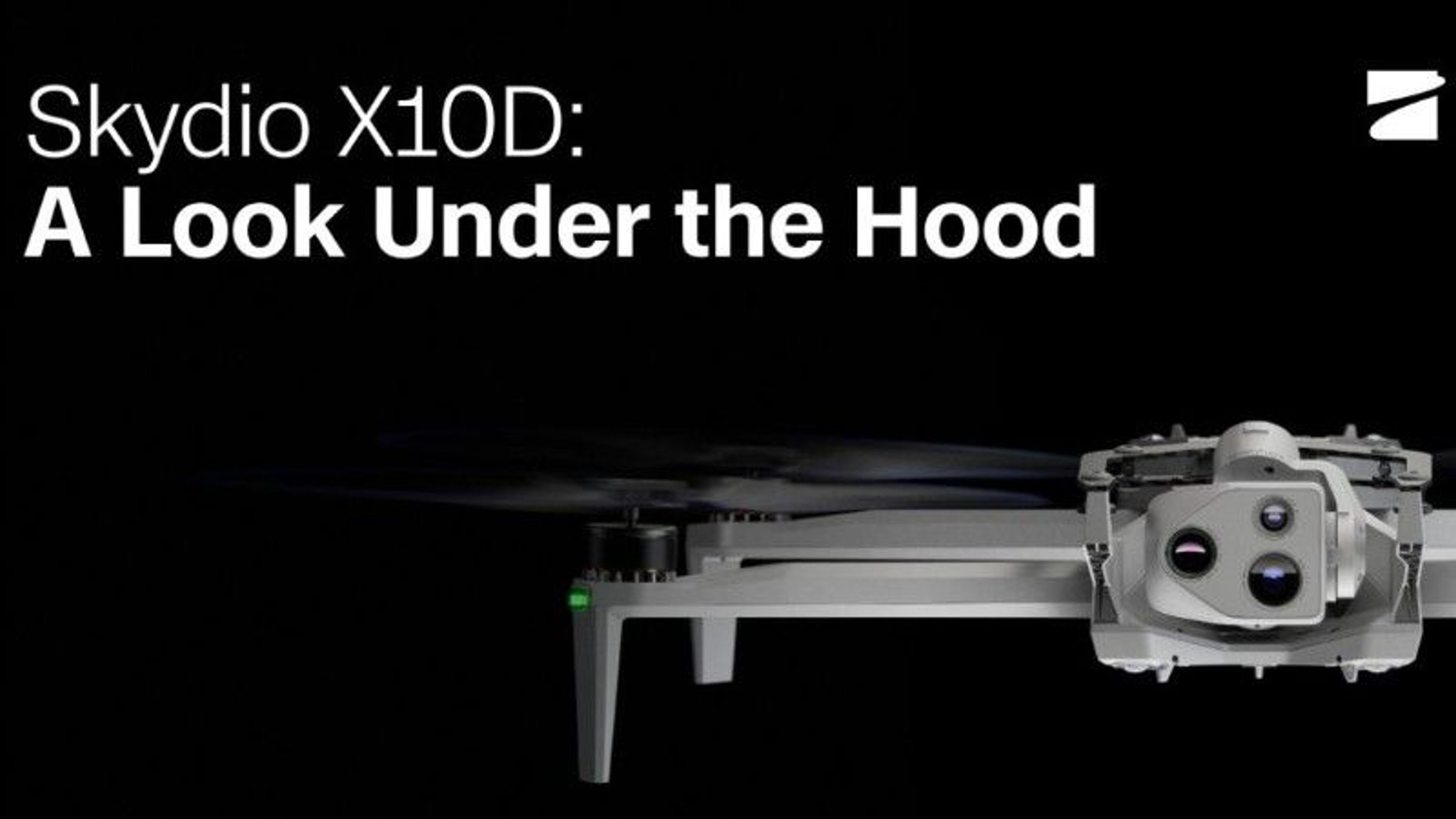 image promoting webinar about Skydio X10D