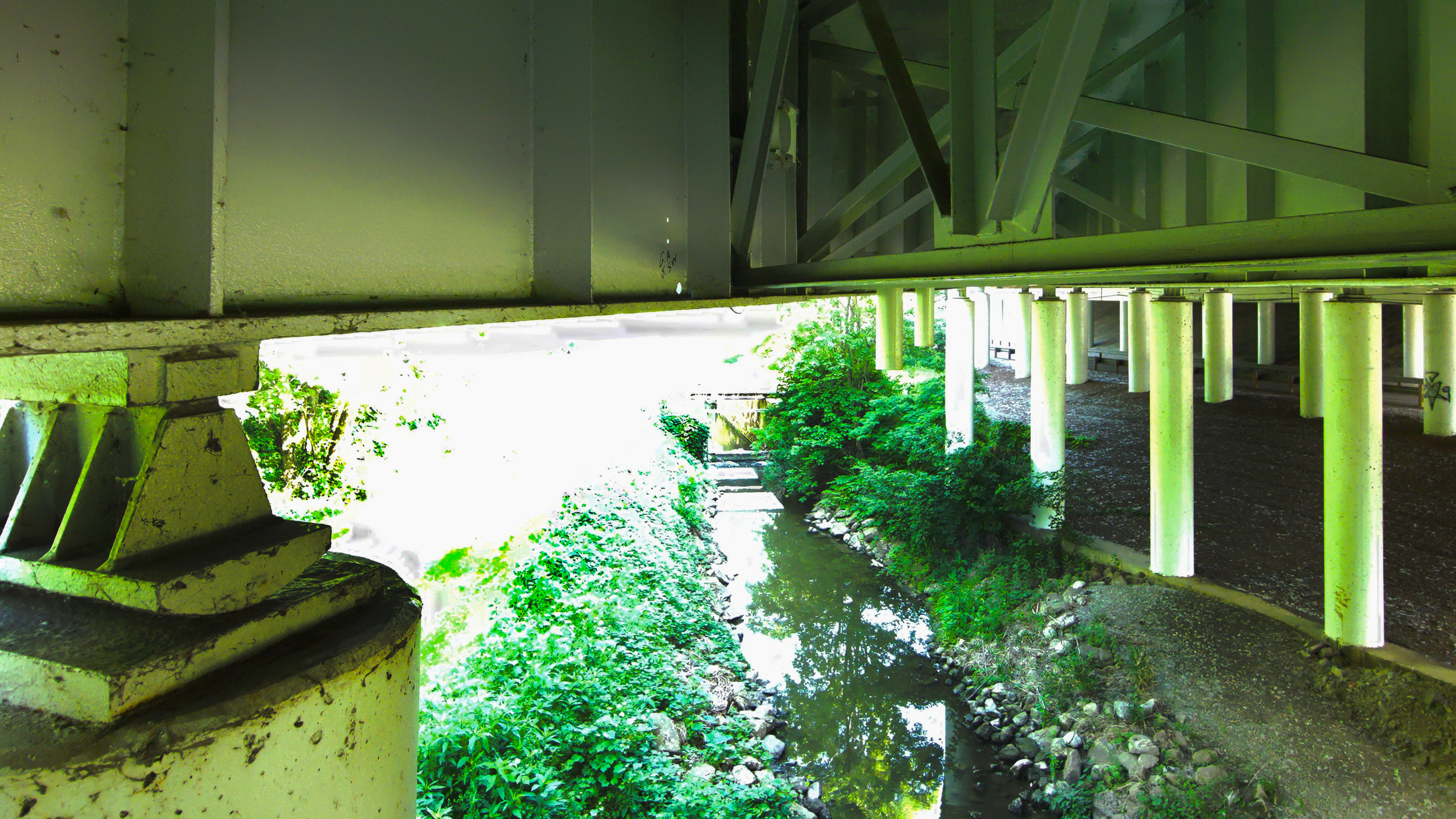 Ohio DOT hinge Bridge over waterway Inspection with Skydio X10