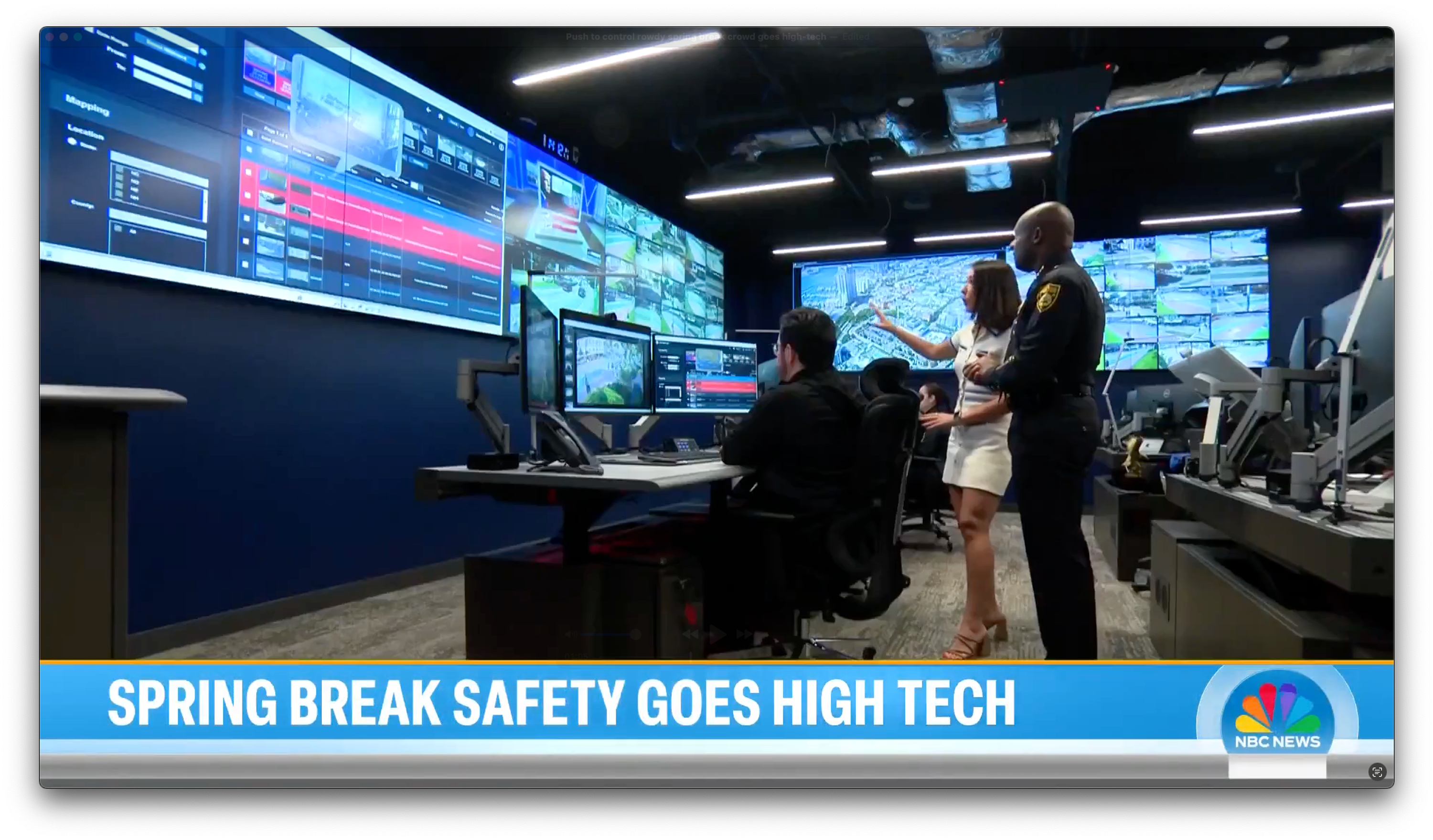 news story about Miami Beach using Skydio X10 police drones for public safety during spring break