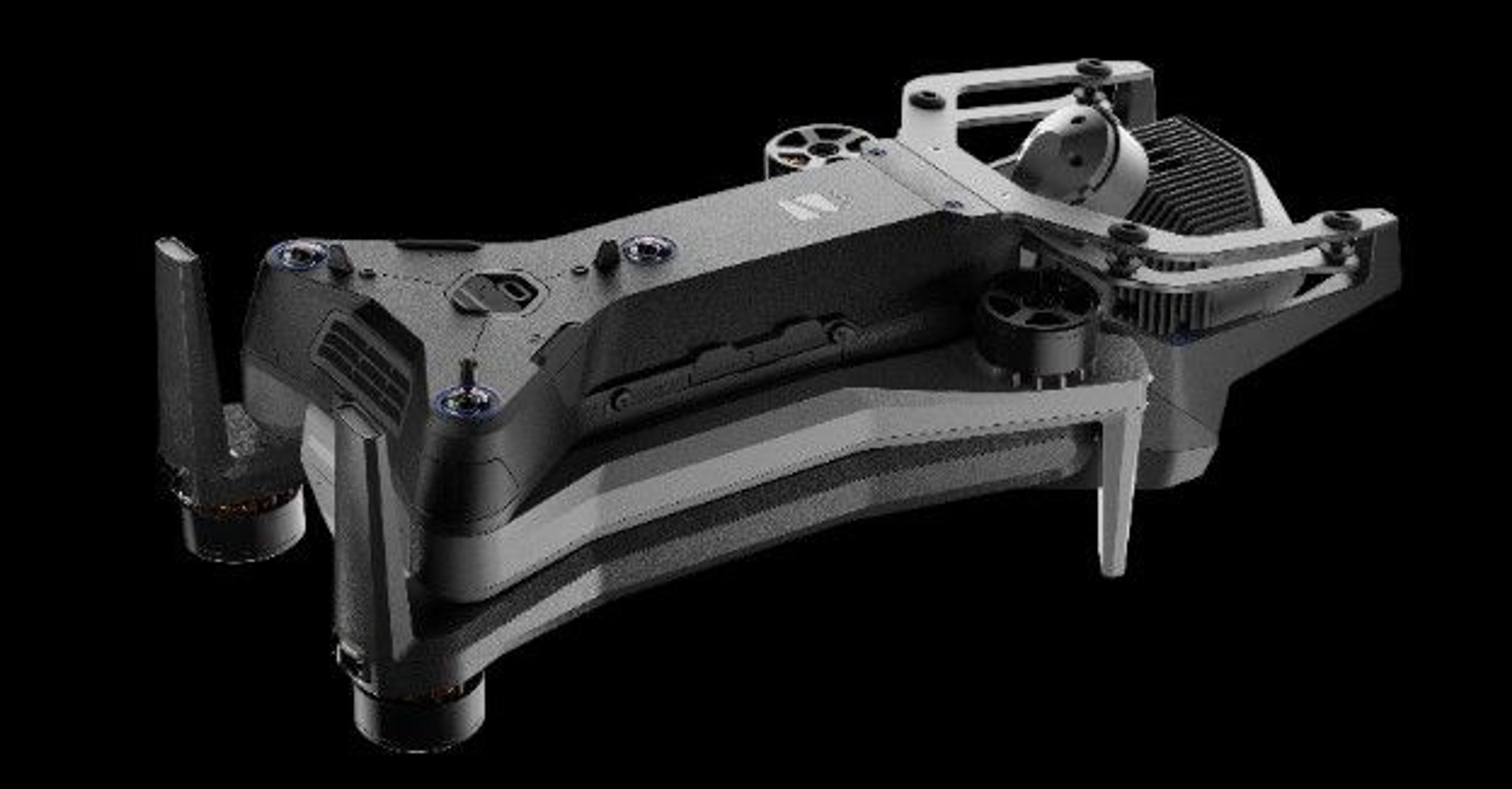 Skydio X10 drone folded