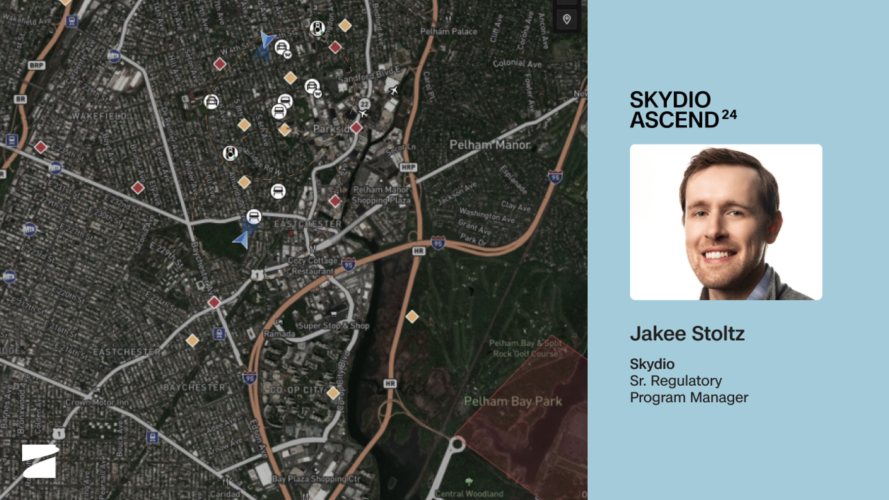 image promoting session about regulatory requirements for drone operators at Skydio Ascend 24