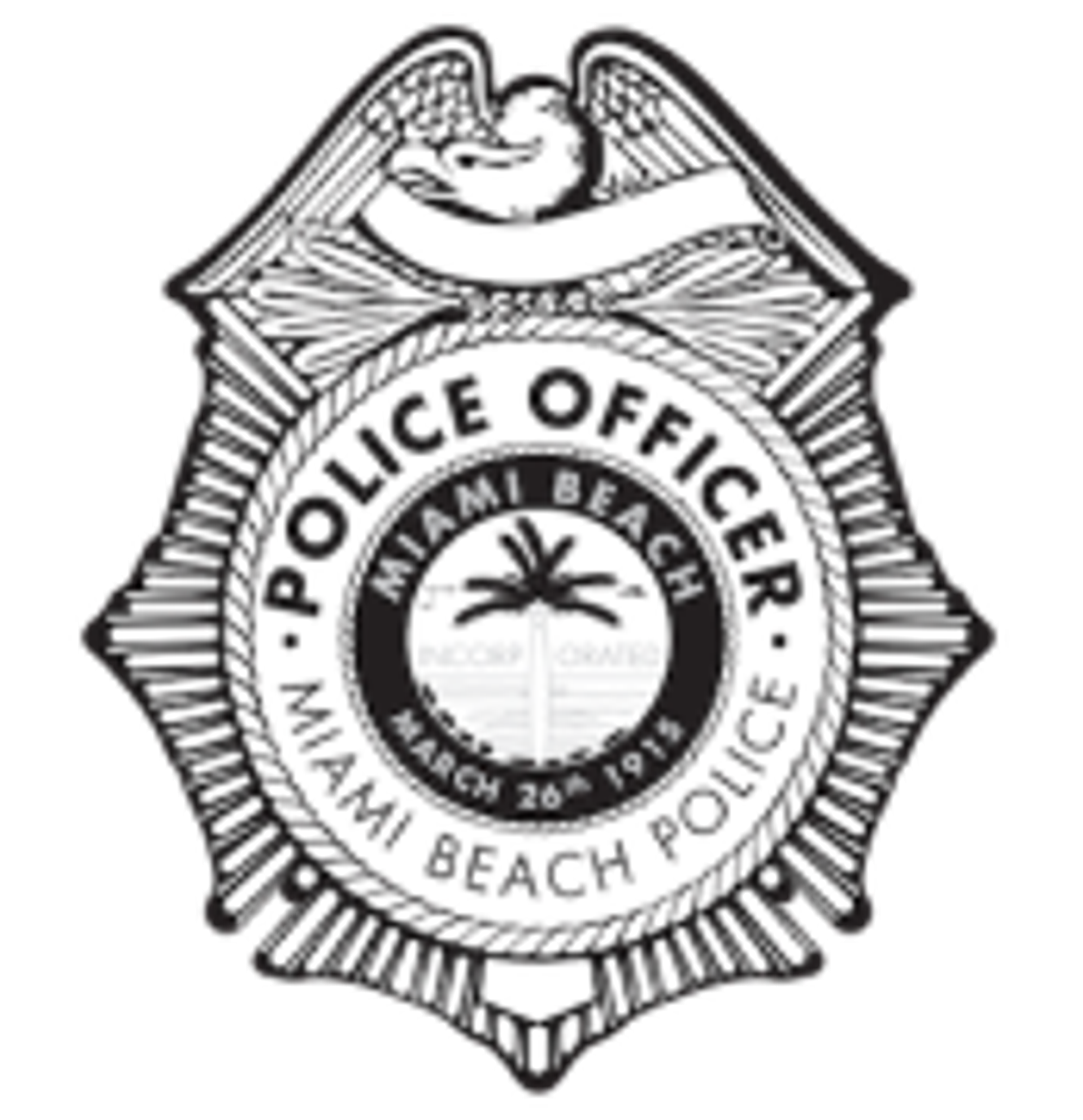 badge of Skydio customer Miami Beach Police Department