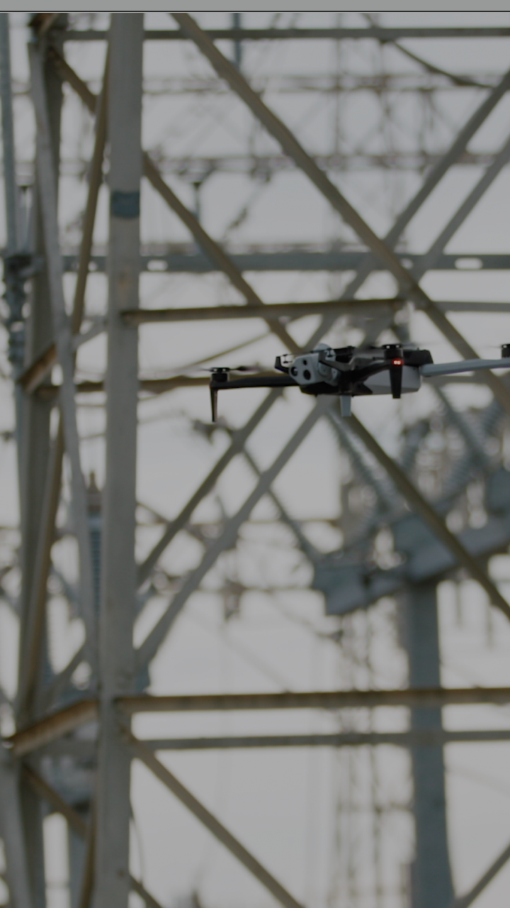 Skydio X10 drone flying a utility inspection