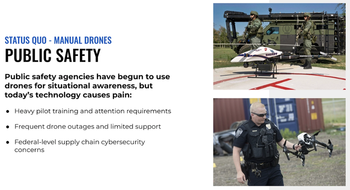 public safety drones police dji