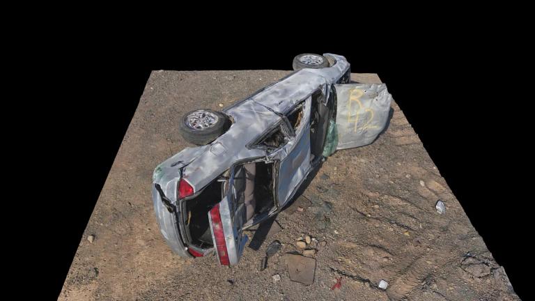 3d scan car crash 