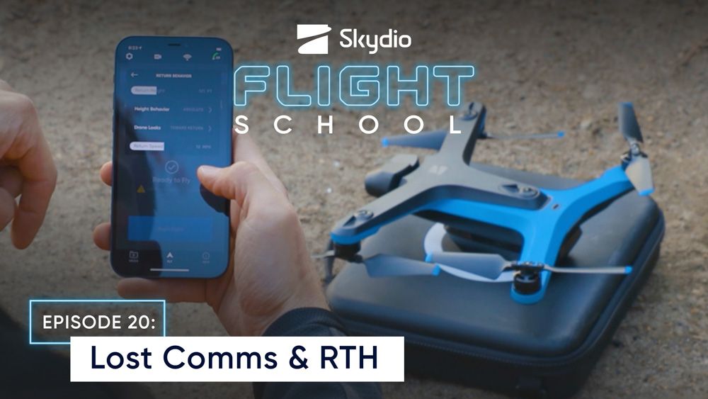 Skydio 2 Lost communication & return to home update
