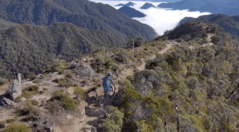 Christian Little Mountain Biking with Skydio 2