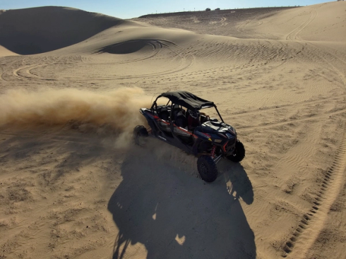 Dune buggy in the desert