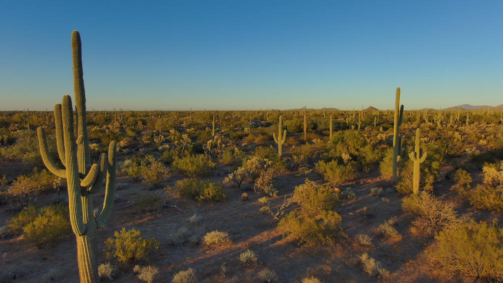 Skydio filming in desert
