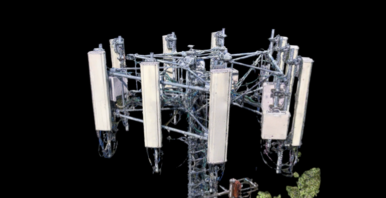 Skydio 3D Scan model cell tower