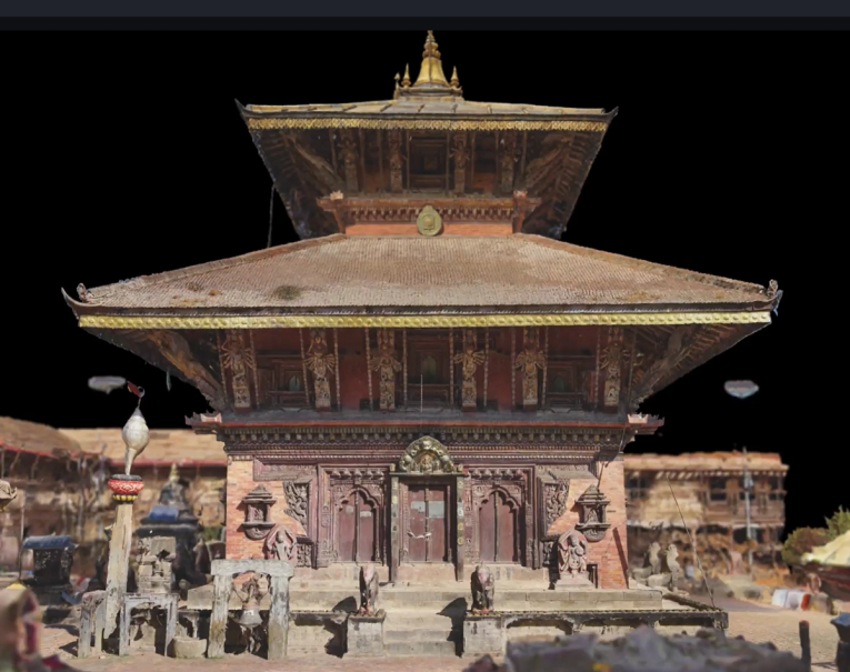 Changu Narayan Temple model