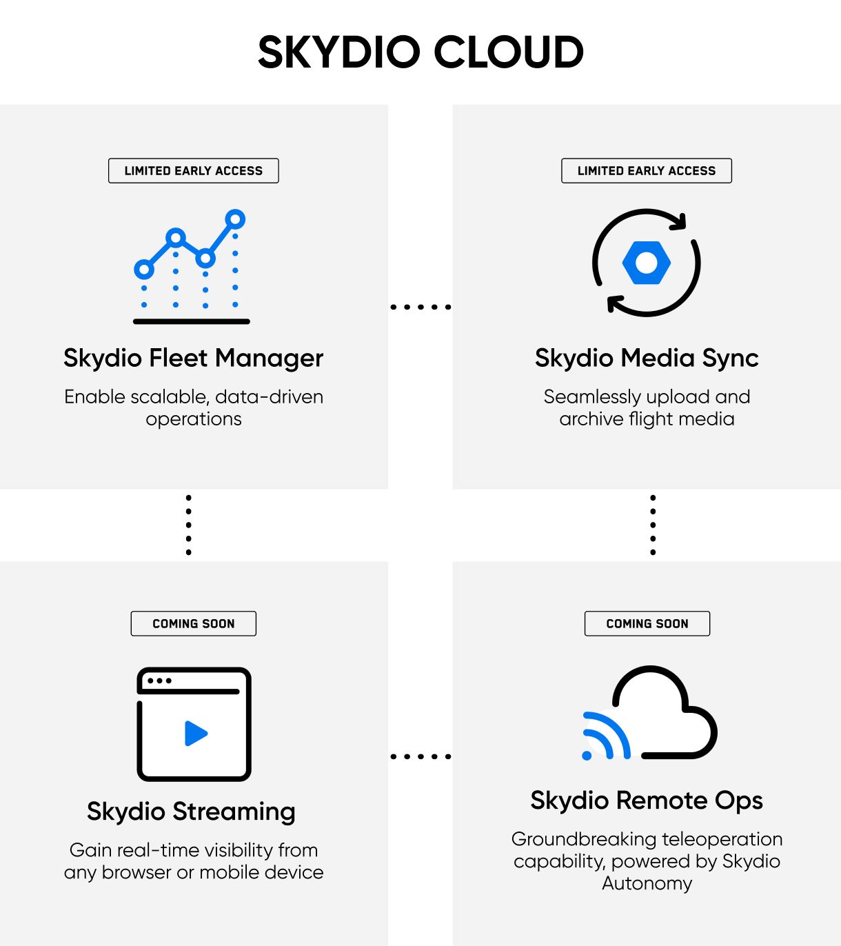 Skydio cloud diagram services 