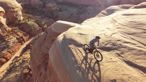 Mountain biking in the desert