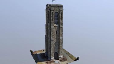 Skydio, 3D-Scan, Drone, Bell-Tower, Frederick-MD-Bell-Tower, Structure-Scan