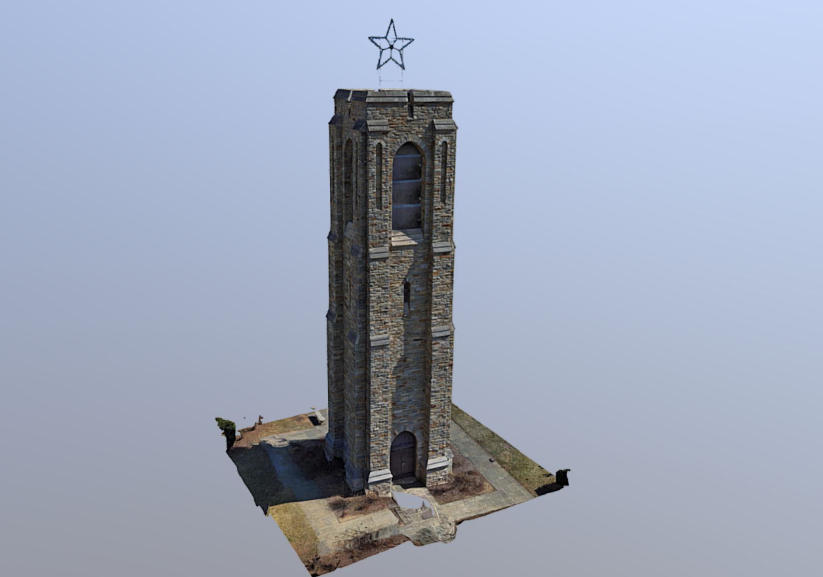 Skydio, 3D-Scan, Drone, Bell-Tower, Frederick-MD-Bell-Tower, Structure-Scan