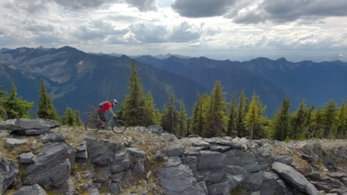 Mountain biking in the mountains