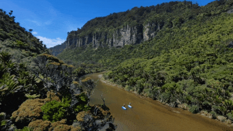 Skydio KeyFrame filming paddle boarding in New Zealand