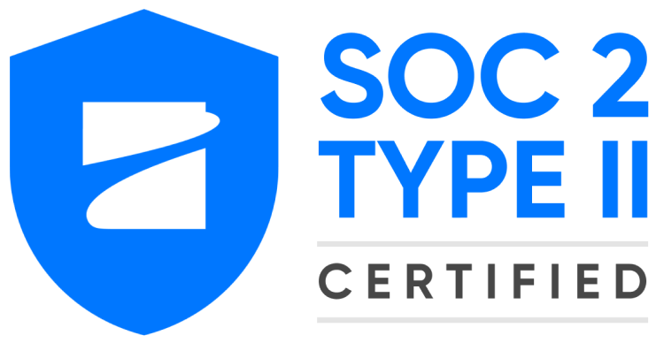 AICPA and SOC2 Type II Compliant badges