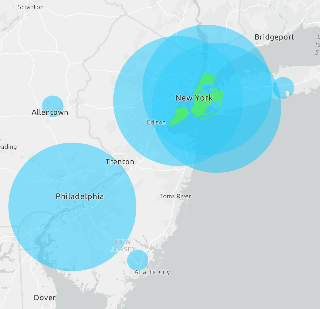 The safety case for NYPD is applicable to additional ADS-B airspace across the country