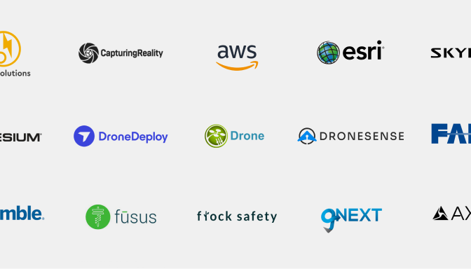 integration logos - aws, esri, fusus and more