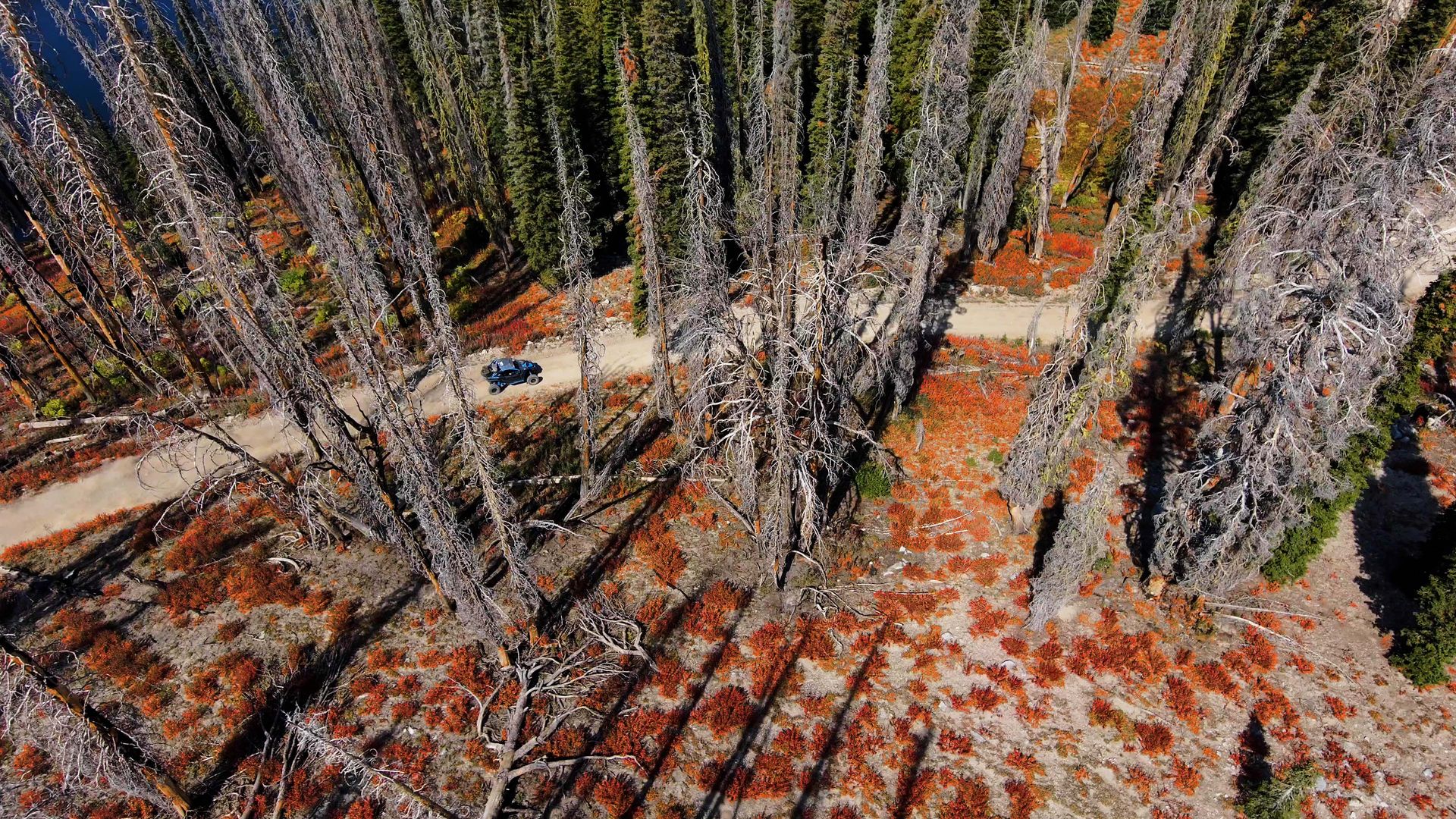 drone filming overlanding autonomously