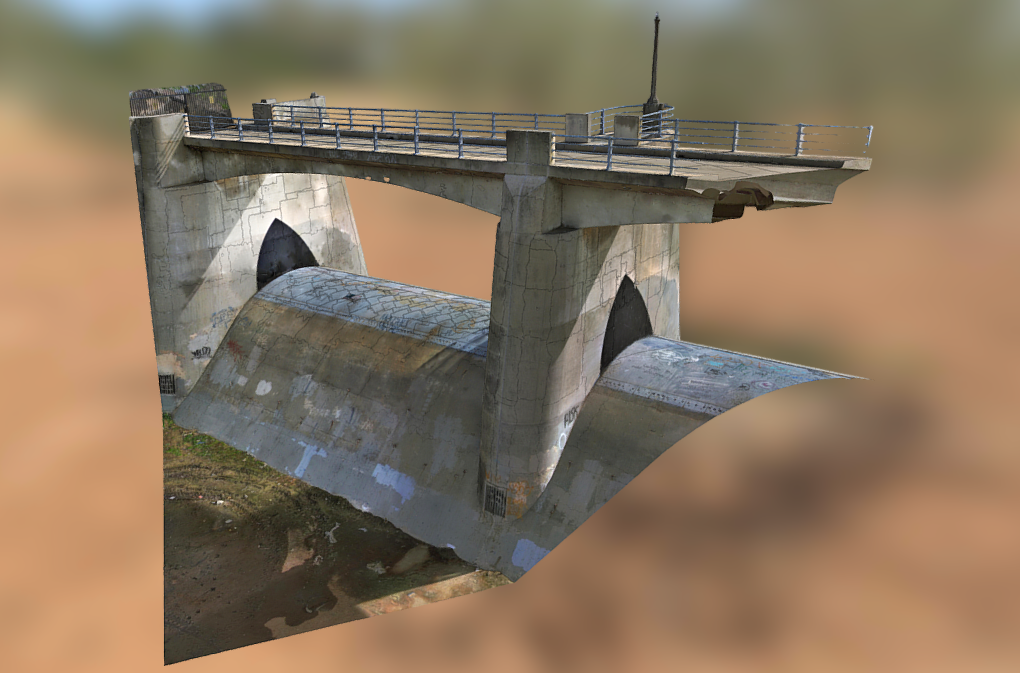 Sepulveda Dam 3D Model