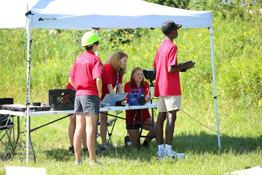 Youth Drone Pilots at UAS4STEM