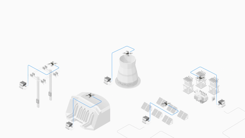 Remote operation of 5G-connected drones provides 24/7 on-site visibility anywhere with the internet.