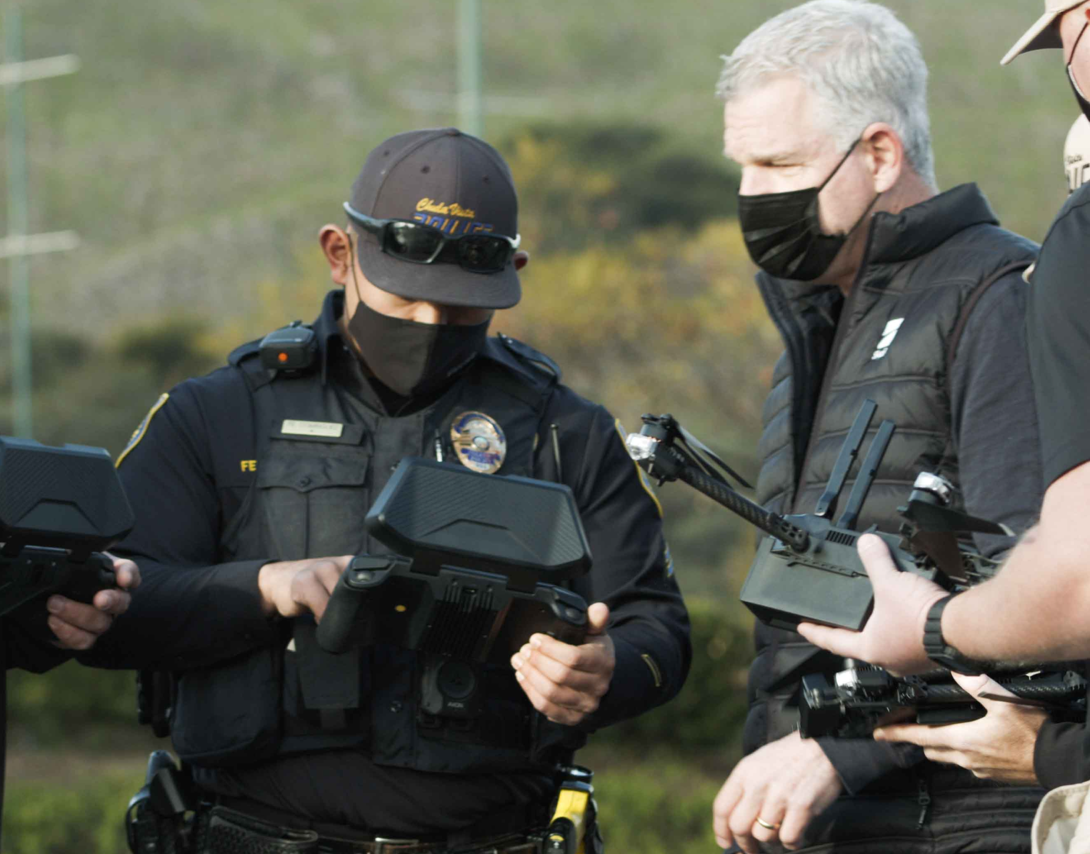 Skydio personnel training police officers