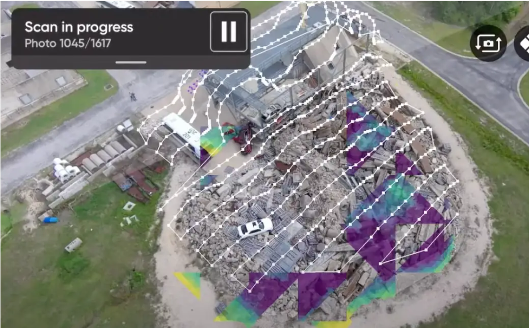 skydio 3d scan path plot