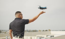 Skydio 2 police hand launch