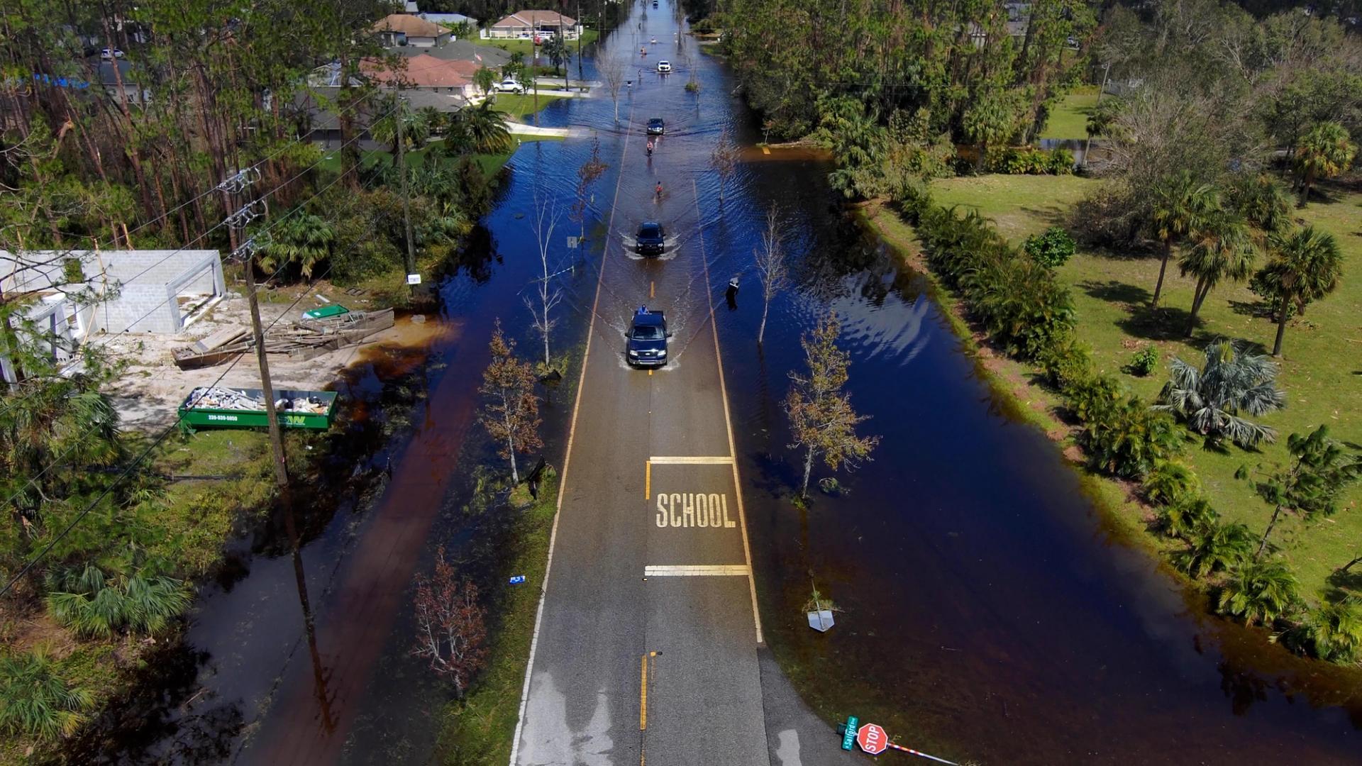 flooded waters