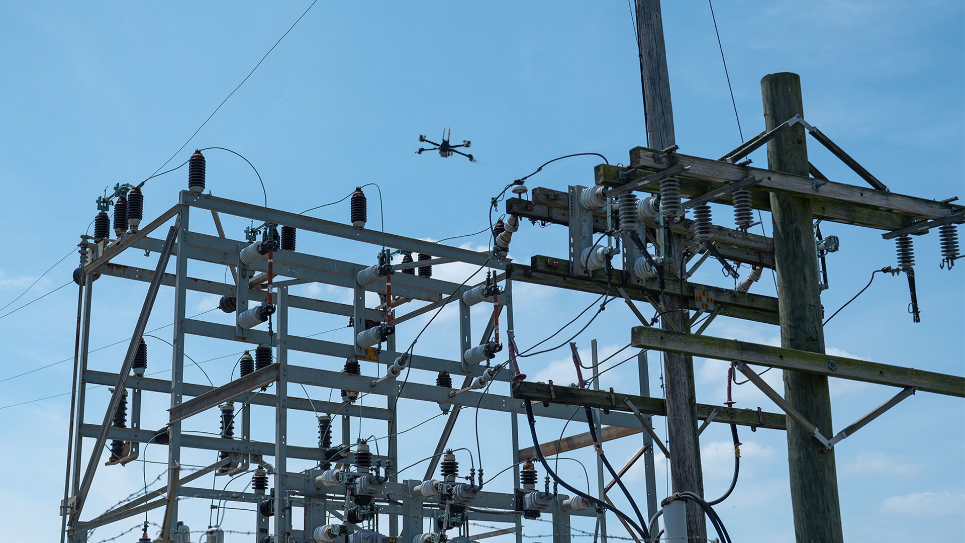 Drone inspection for utilities