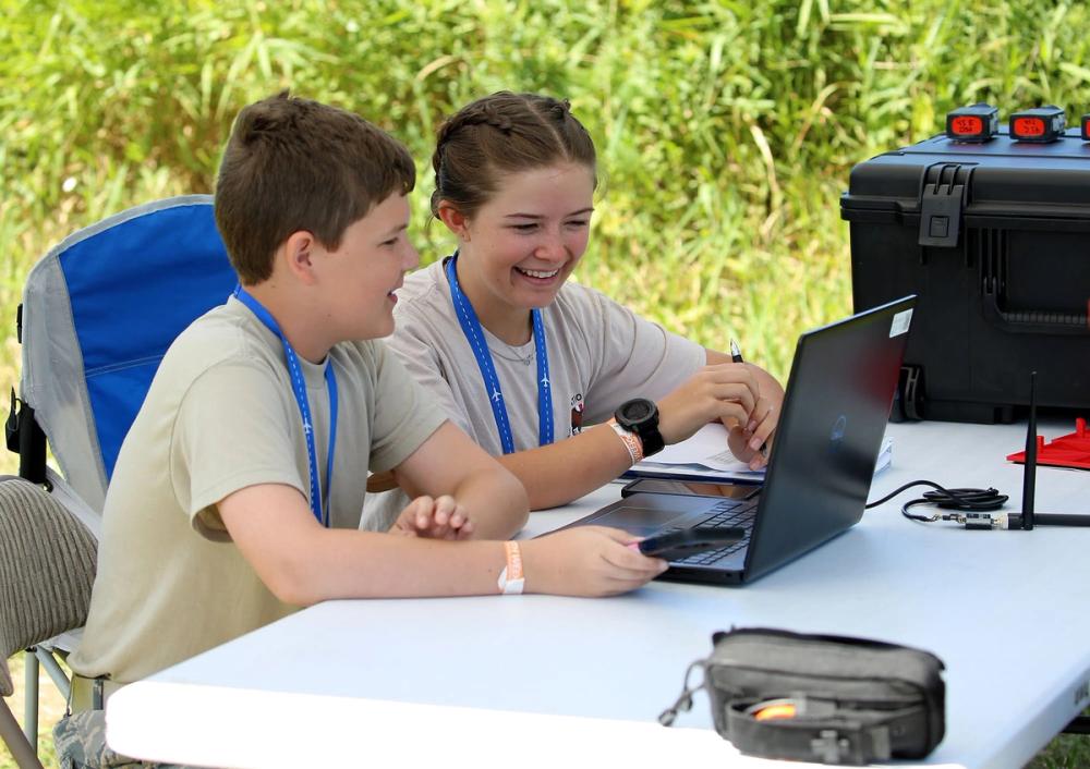 Youth Drone Pilots at UAS4STEM