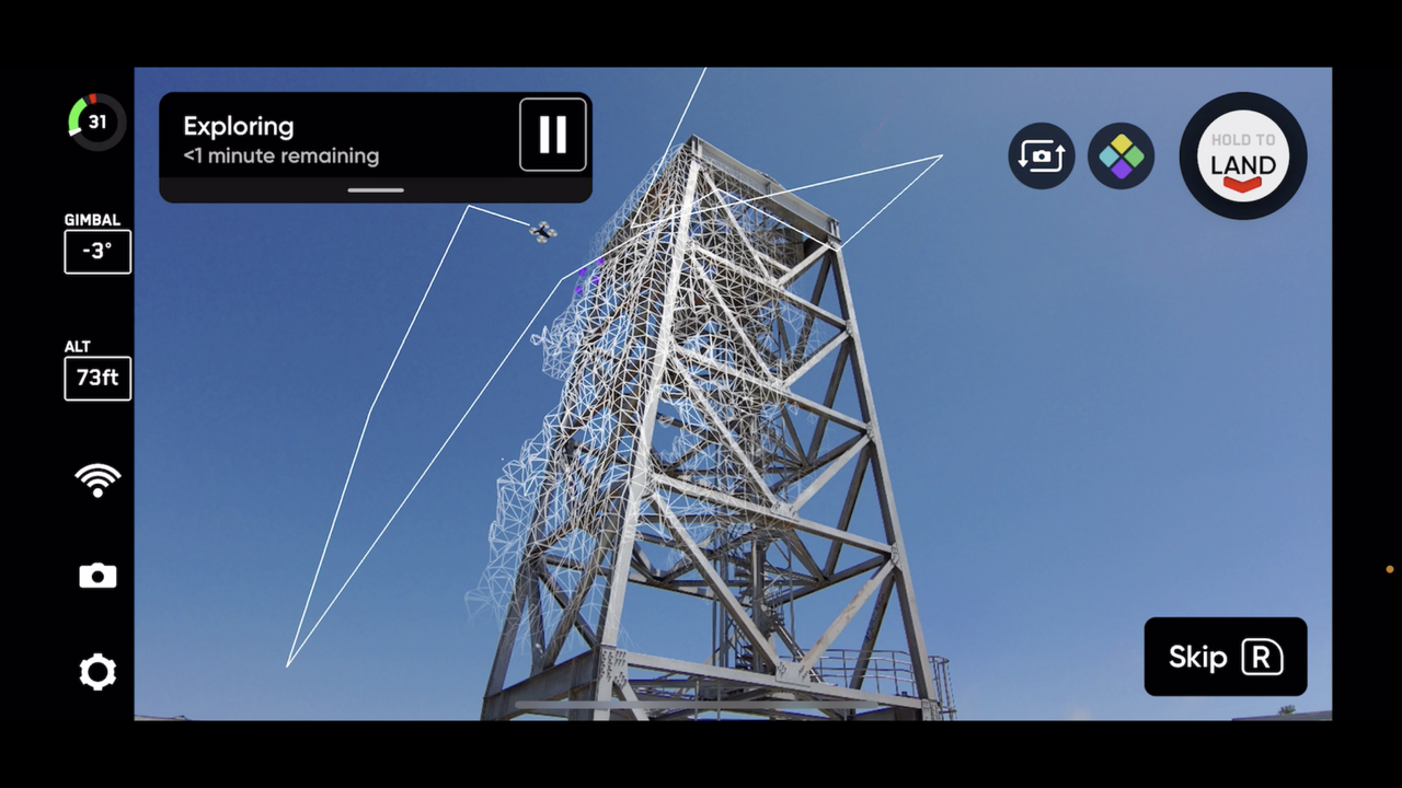 skydio 3d scan explore phase