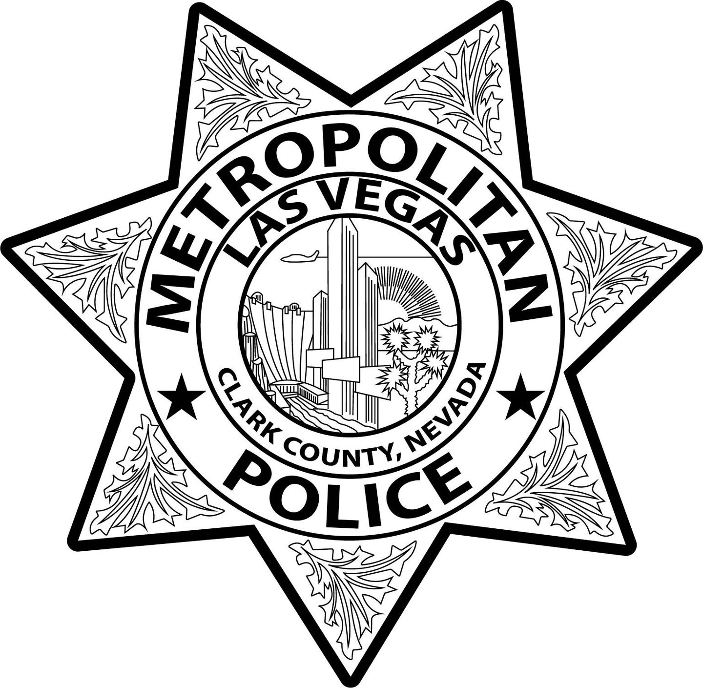 Las Vegas Metro Police Department Badge logo