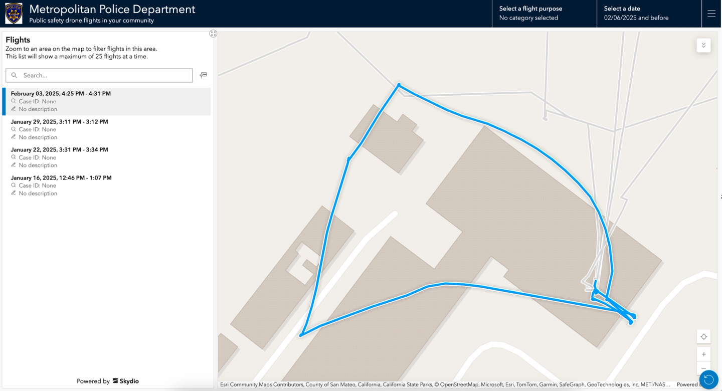 Share all your non-sensitive flights with your community to improve accountability and transparency. 