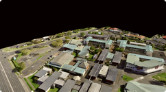 3D model from Skydio X10 Drone scans of real estate development