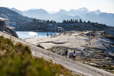 Darren Berrecloth and kenny smith mountain biking british columbia