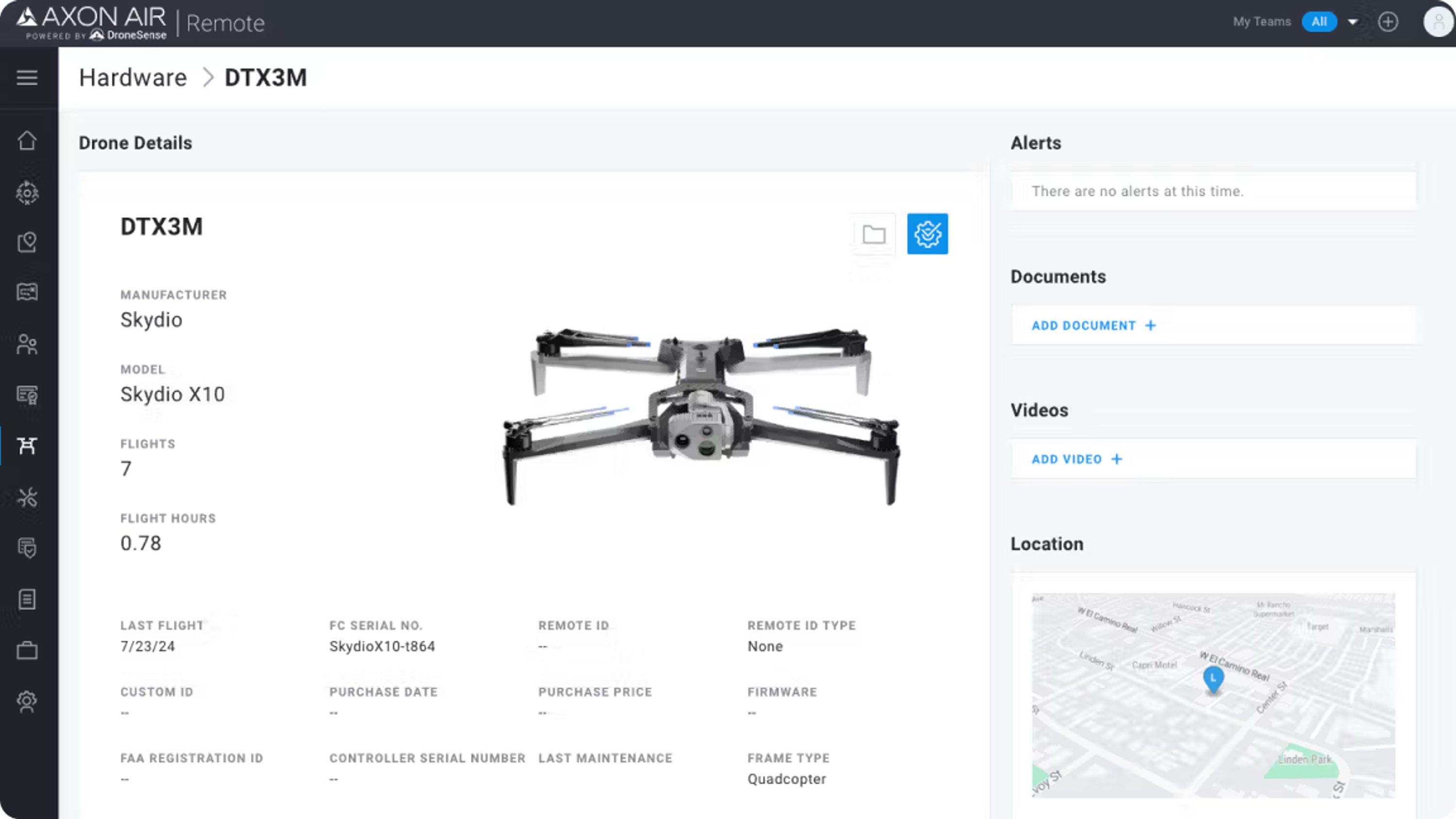 Axon Evidence UI dashboard