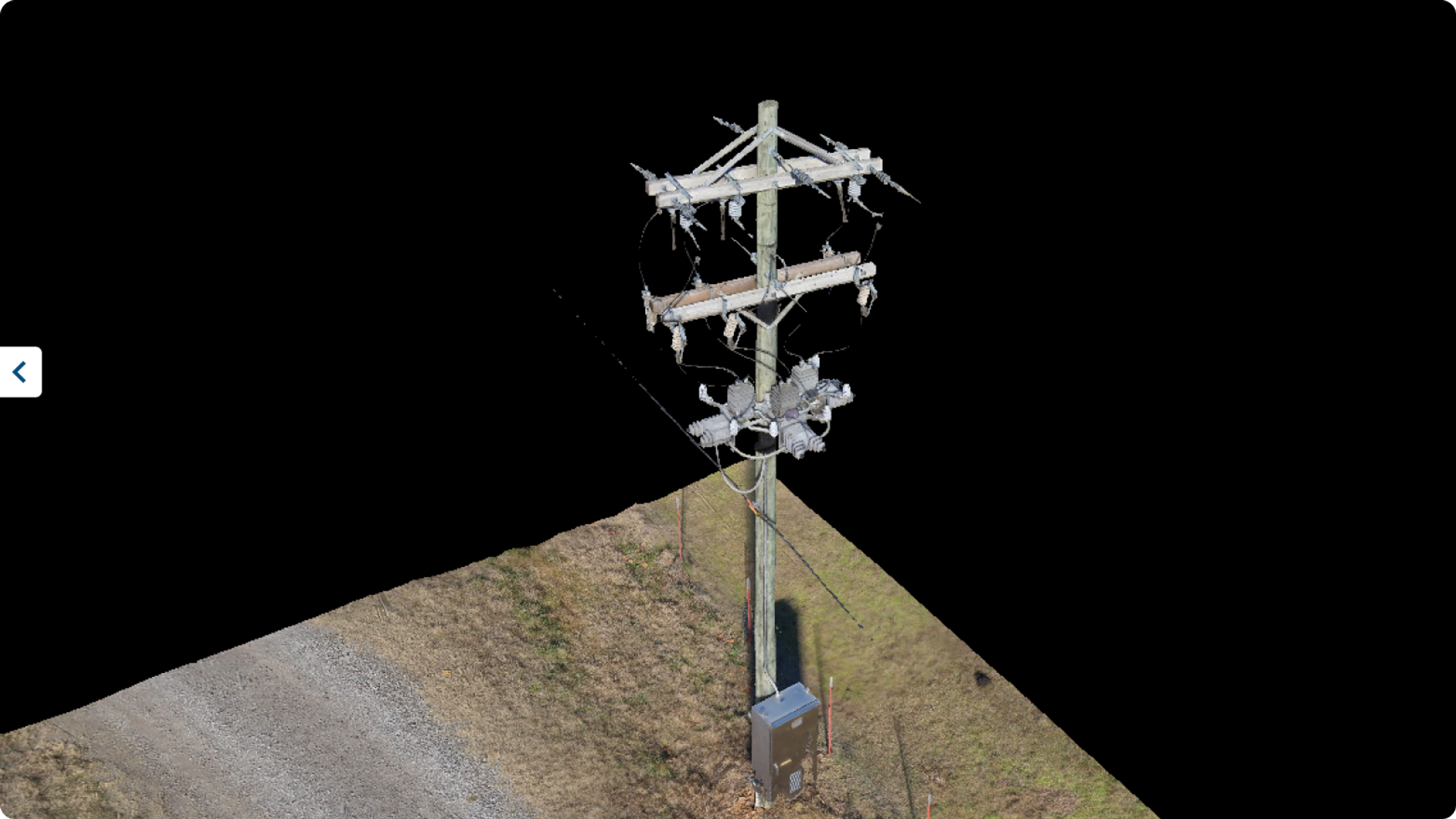 3D Model of pole using Skydio 3D Scan app