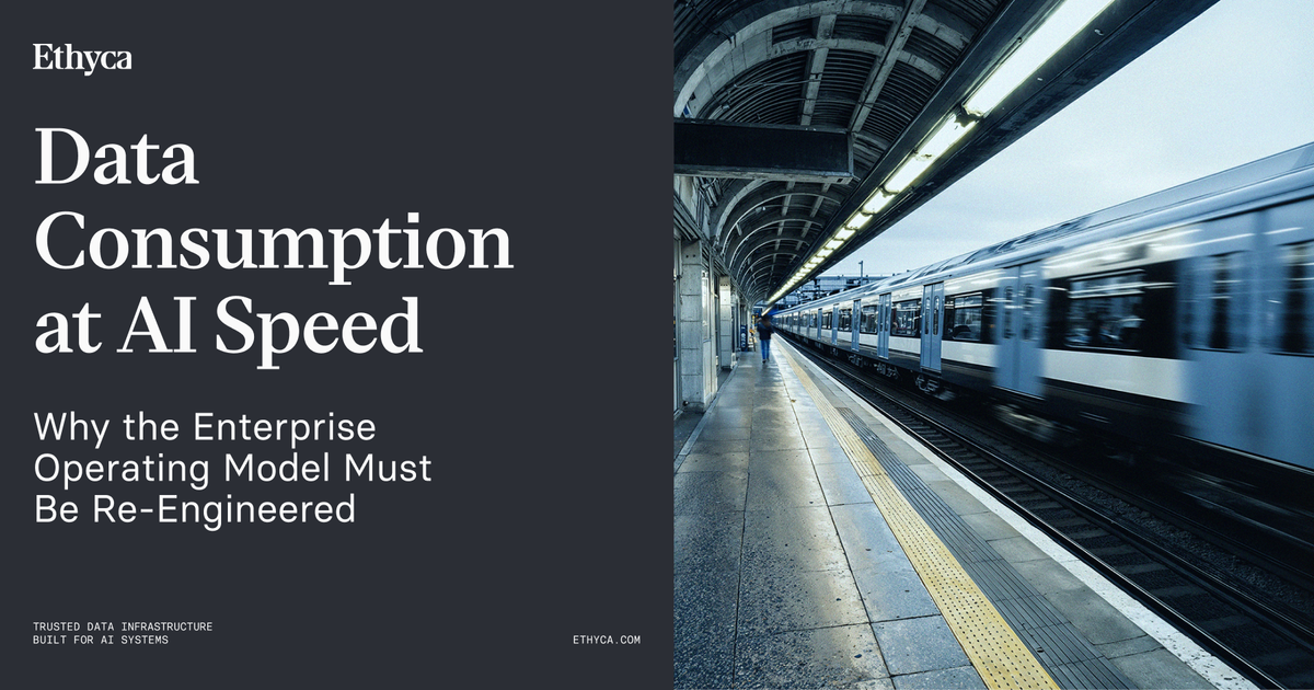 Data Consumption at AI Speed: Why the Enterprise Operating Model Must ...