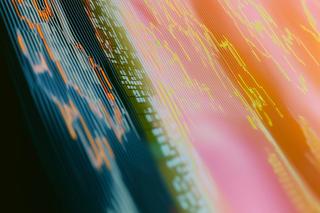 layers of data in various colors