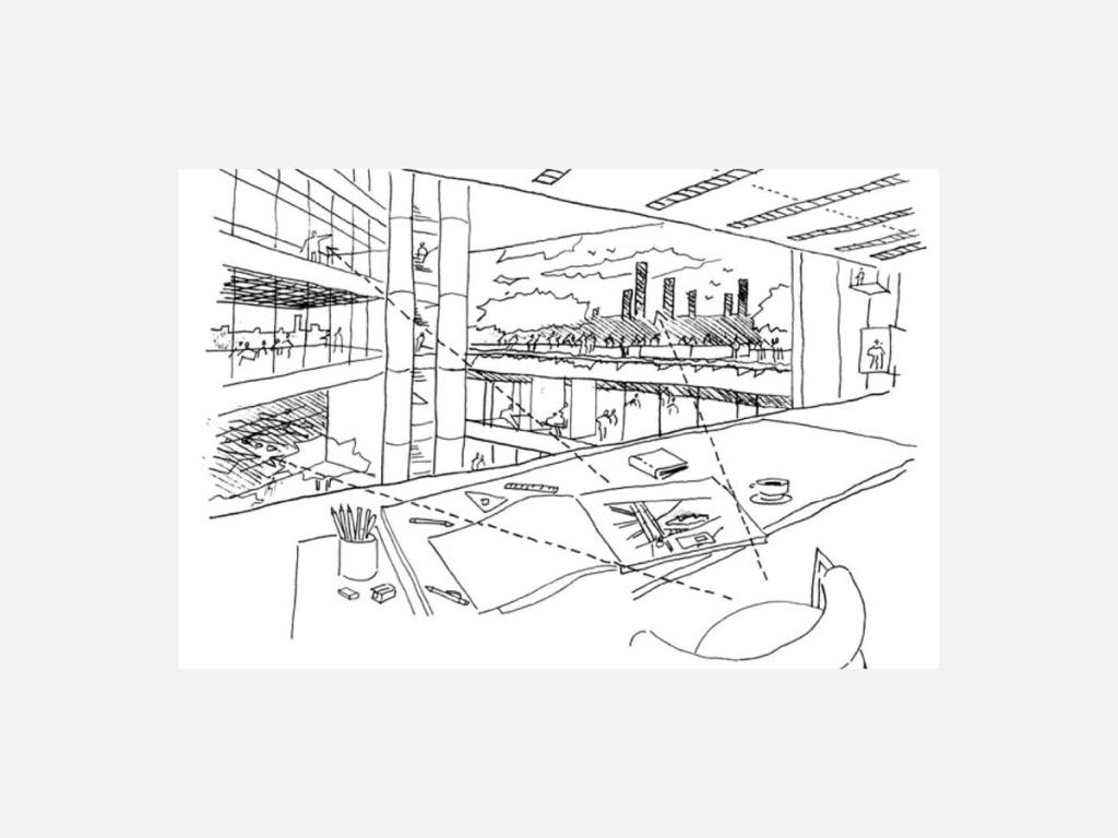 Norman Foster's sketches