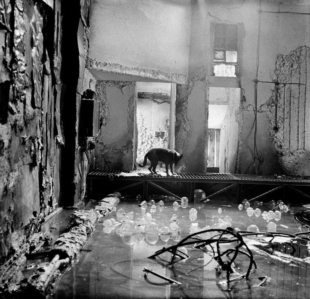 On the set of Stalker, Georgy Pinkhasov
