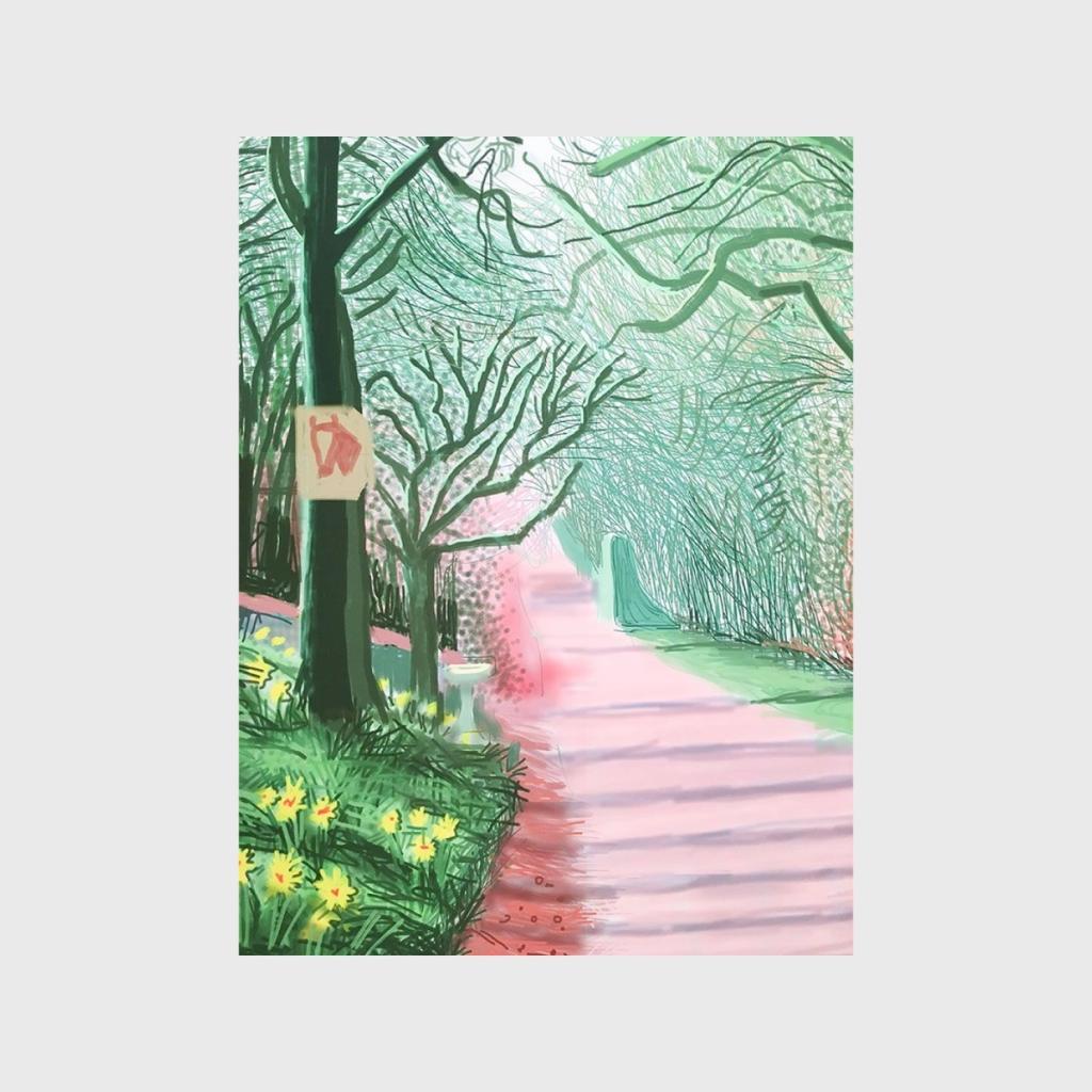 Spring, iPad drawing, 2011